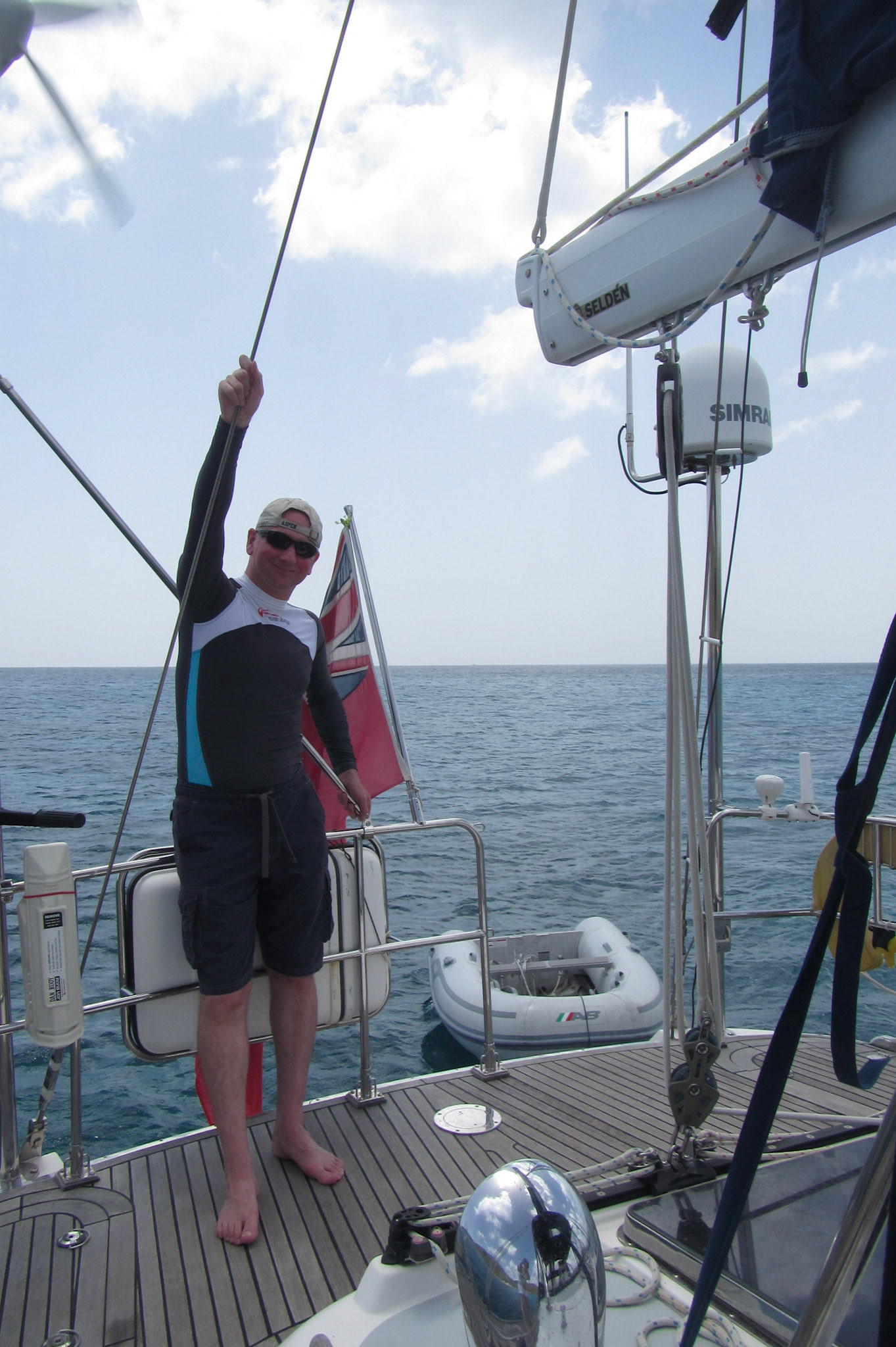 Alex on board Nychea