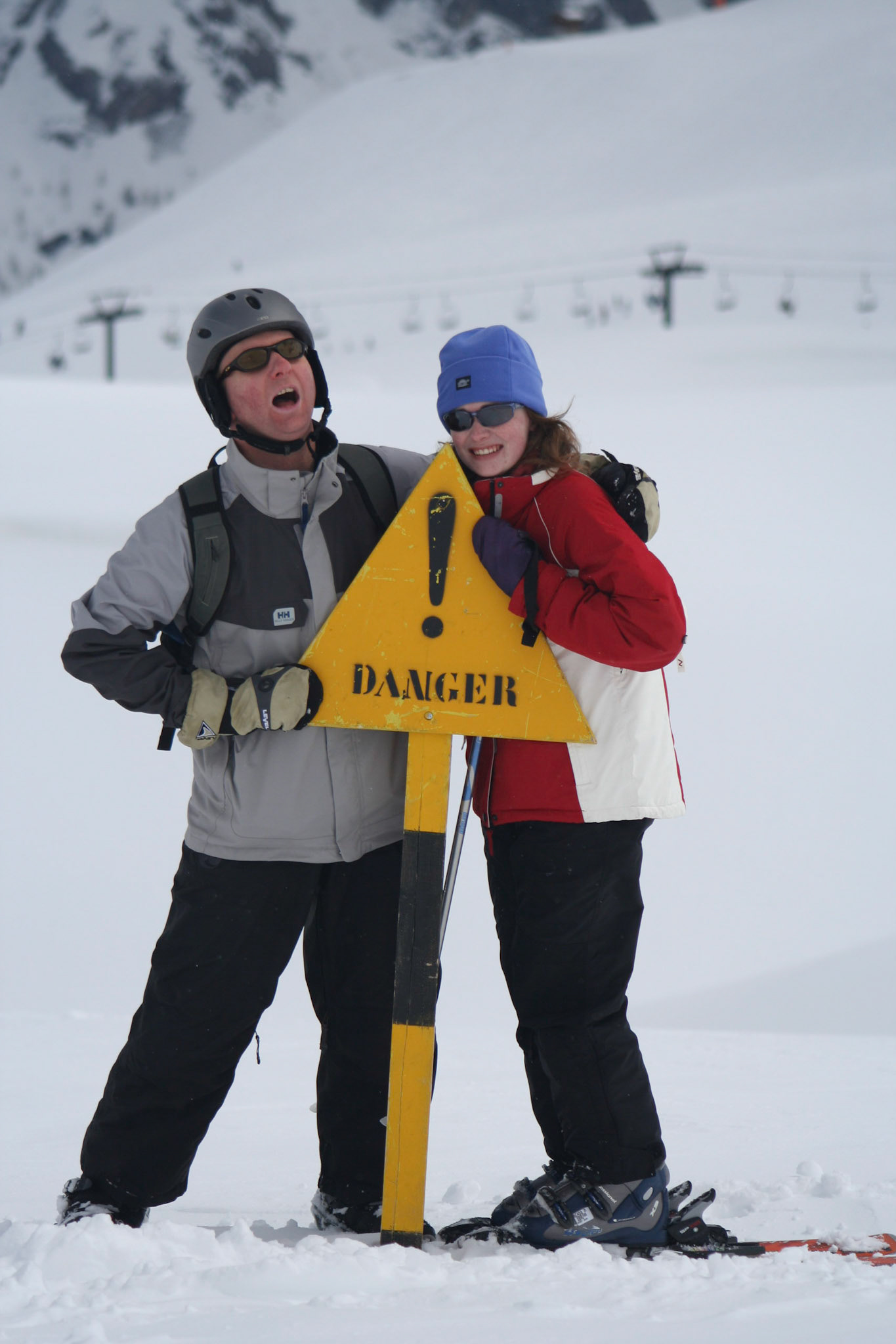 We laugh in the face of danger!