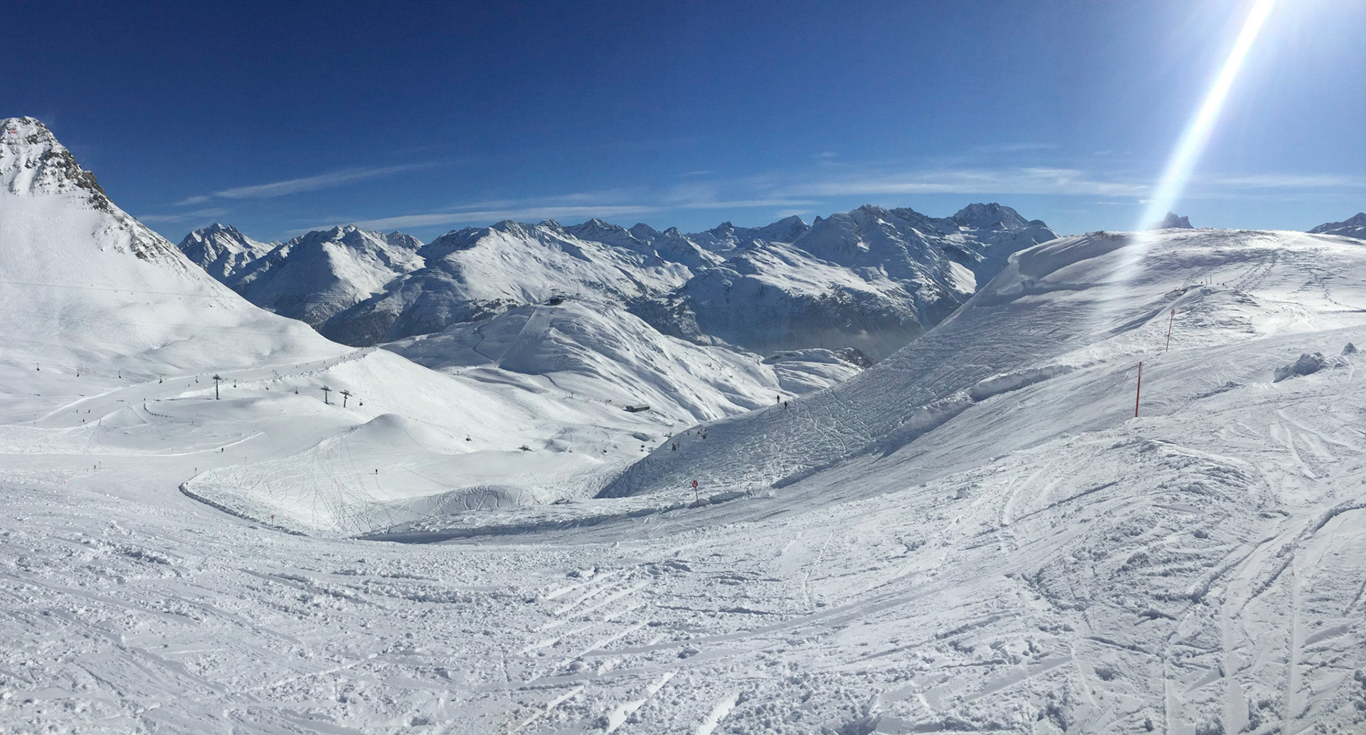 Panorama from top of Valfagehr chair