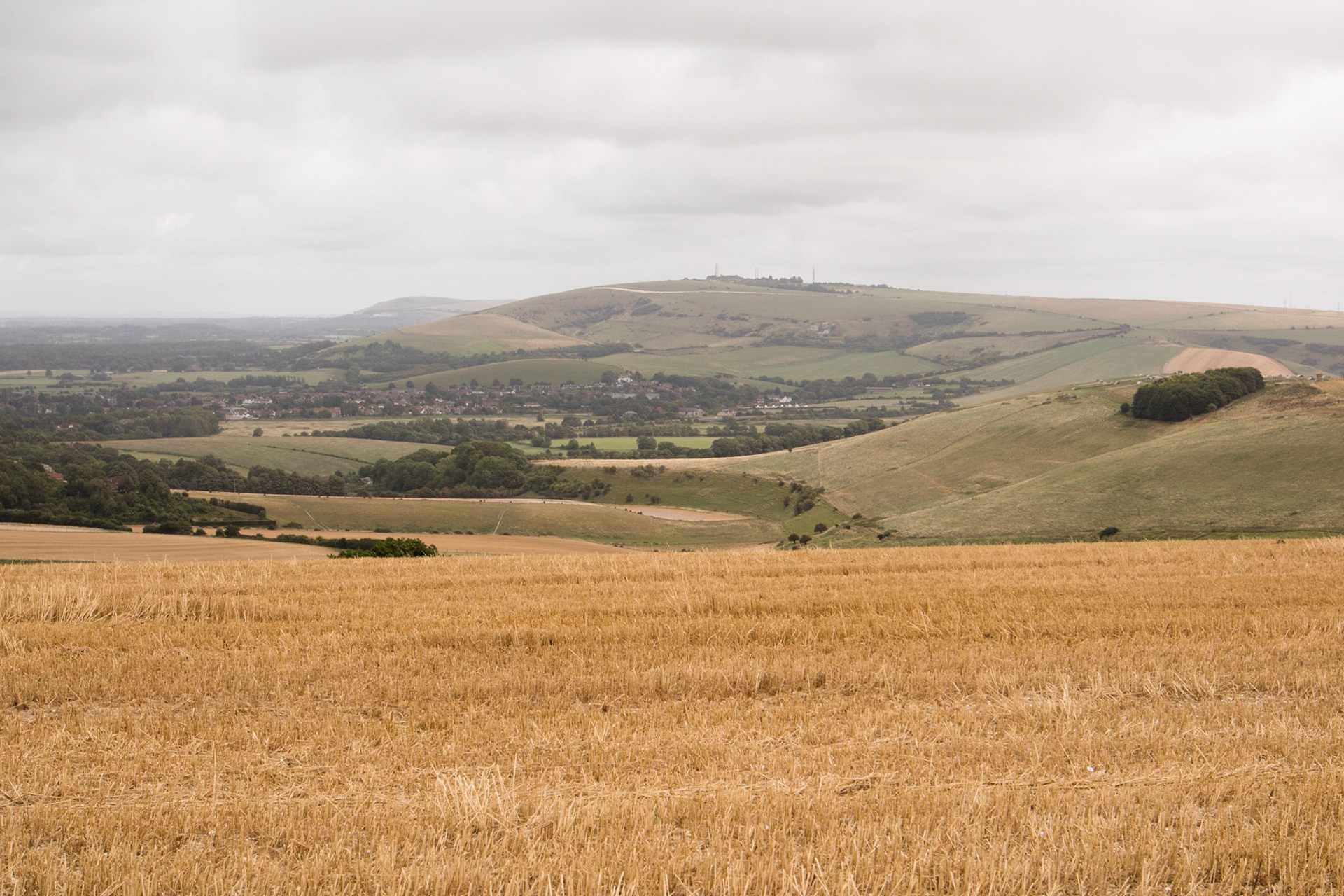Looking over to Truleigh Hill