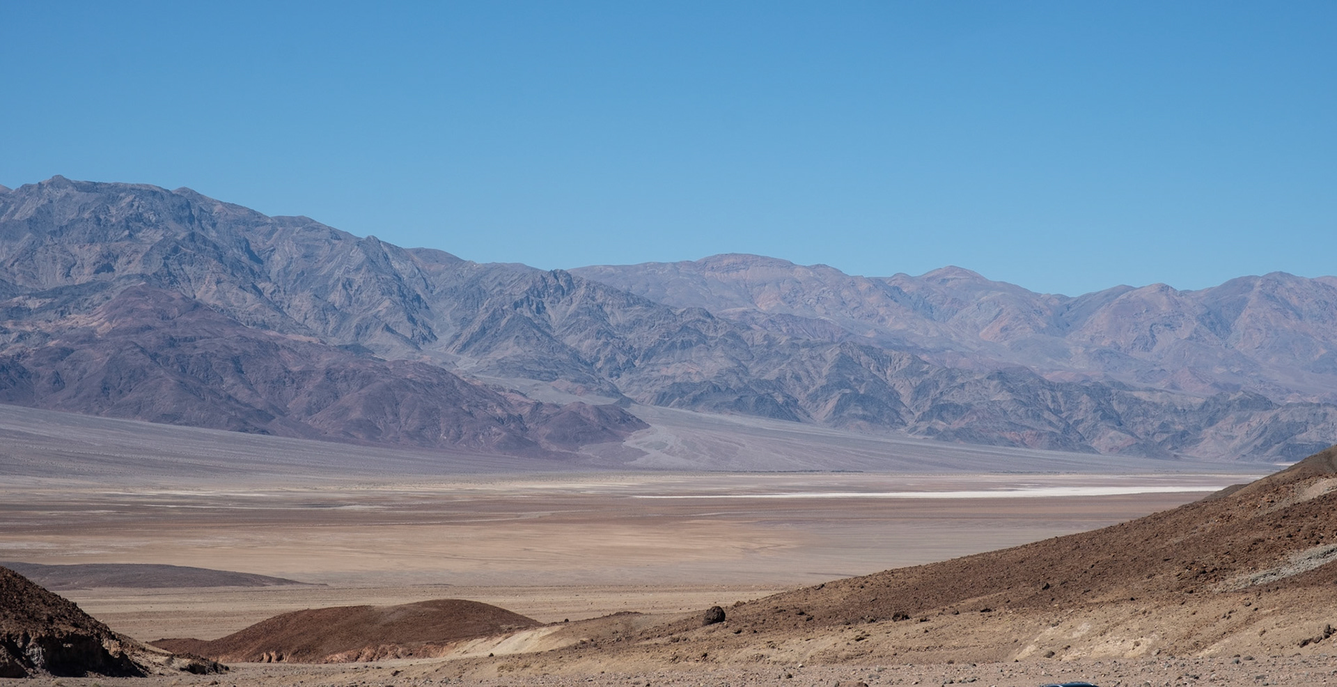 View along Artists Drive, Death Valley