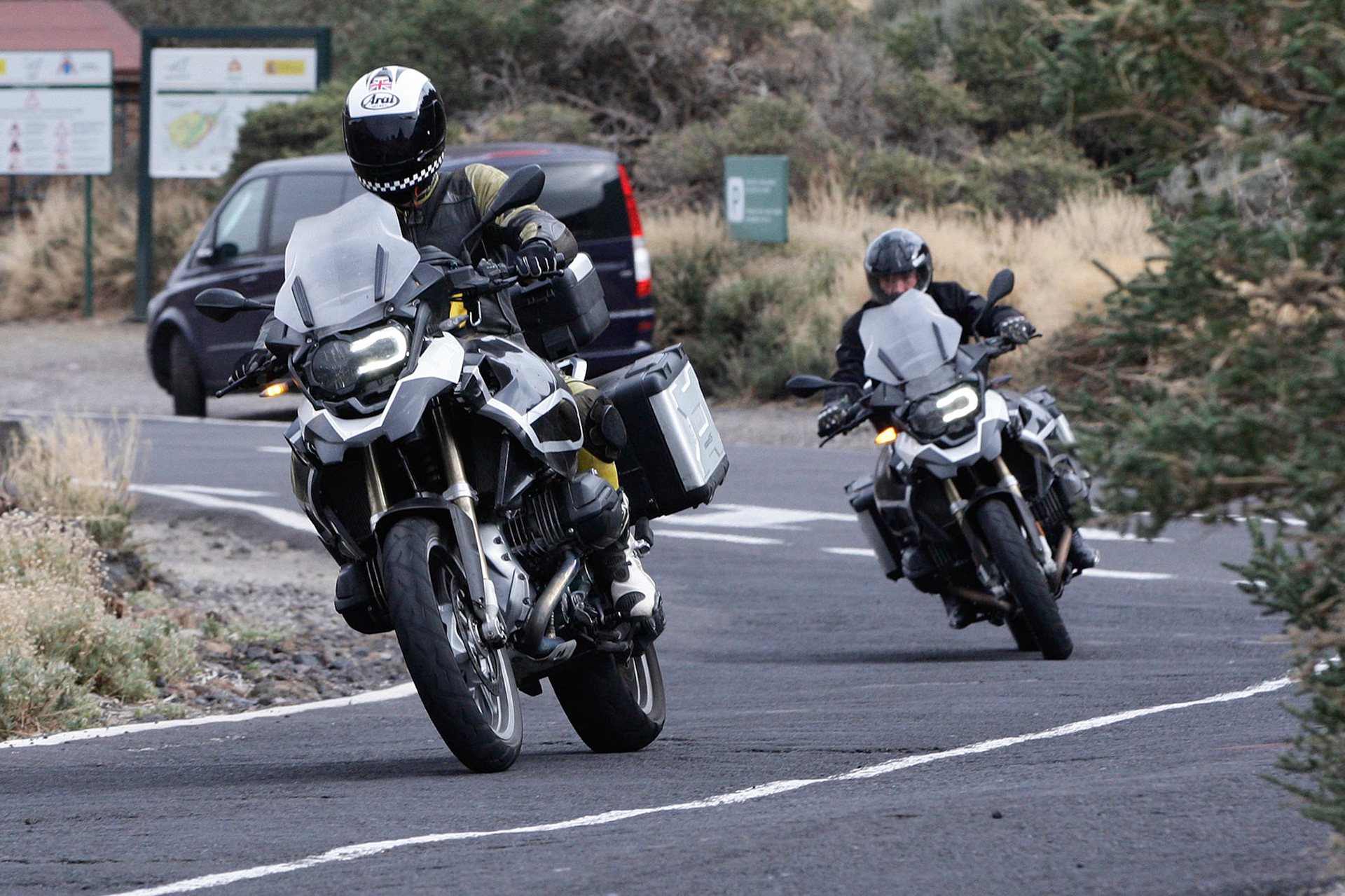 December 2011: 2013 BMW R1200 GS during endurance testing.