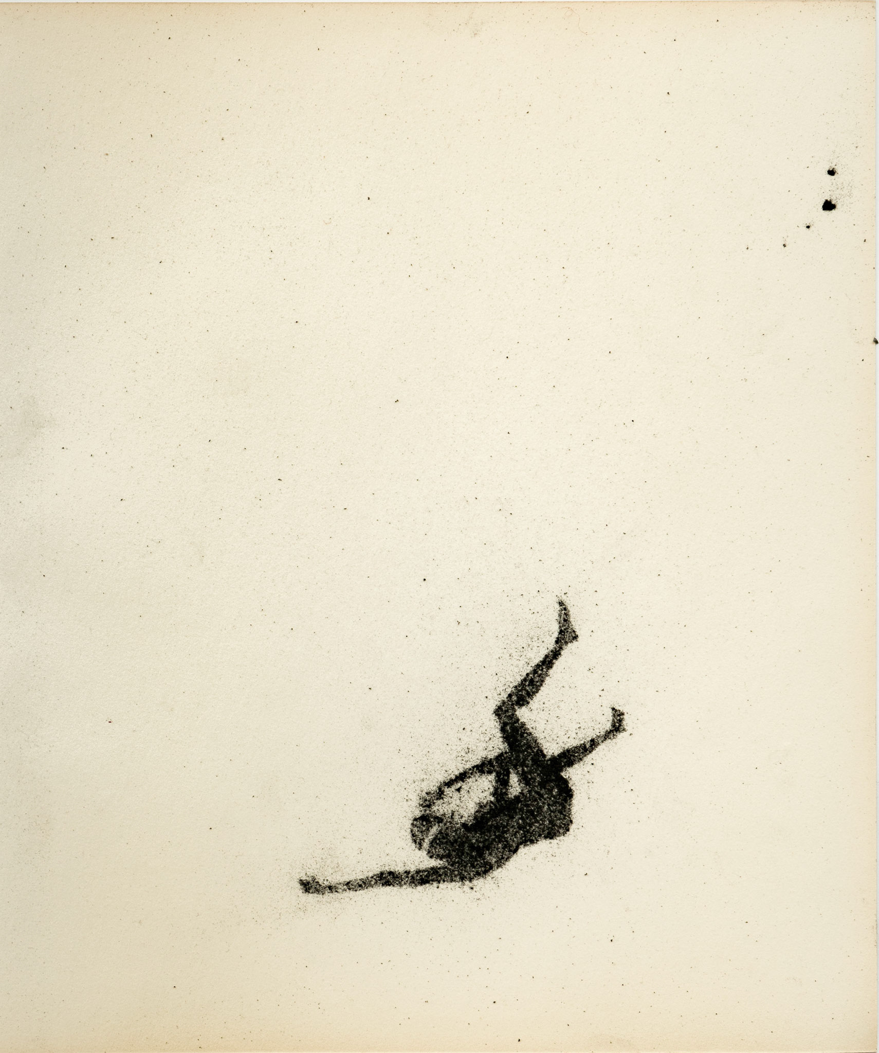 Untitled, graphite(powder) on paper, 23,9 x 20 cm, 2020