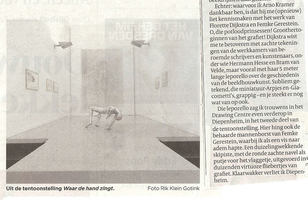 De Volkskrant, 2015, 'Diepenheim 8 mei', Jeanne Prisser