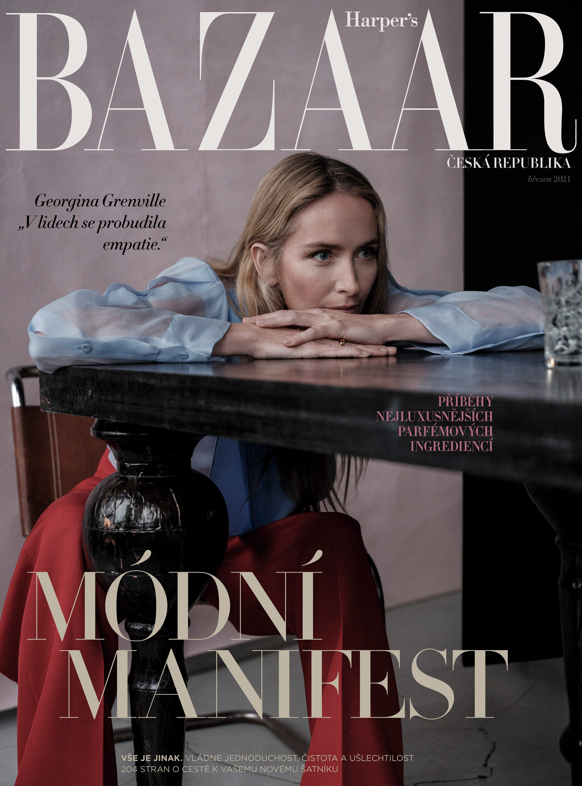 Georgina Grenville - Harpers Bazaar Czech