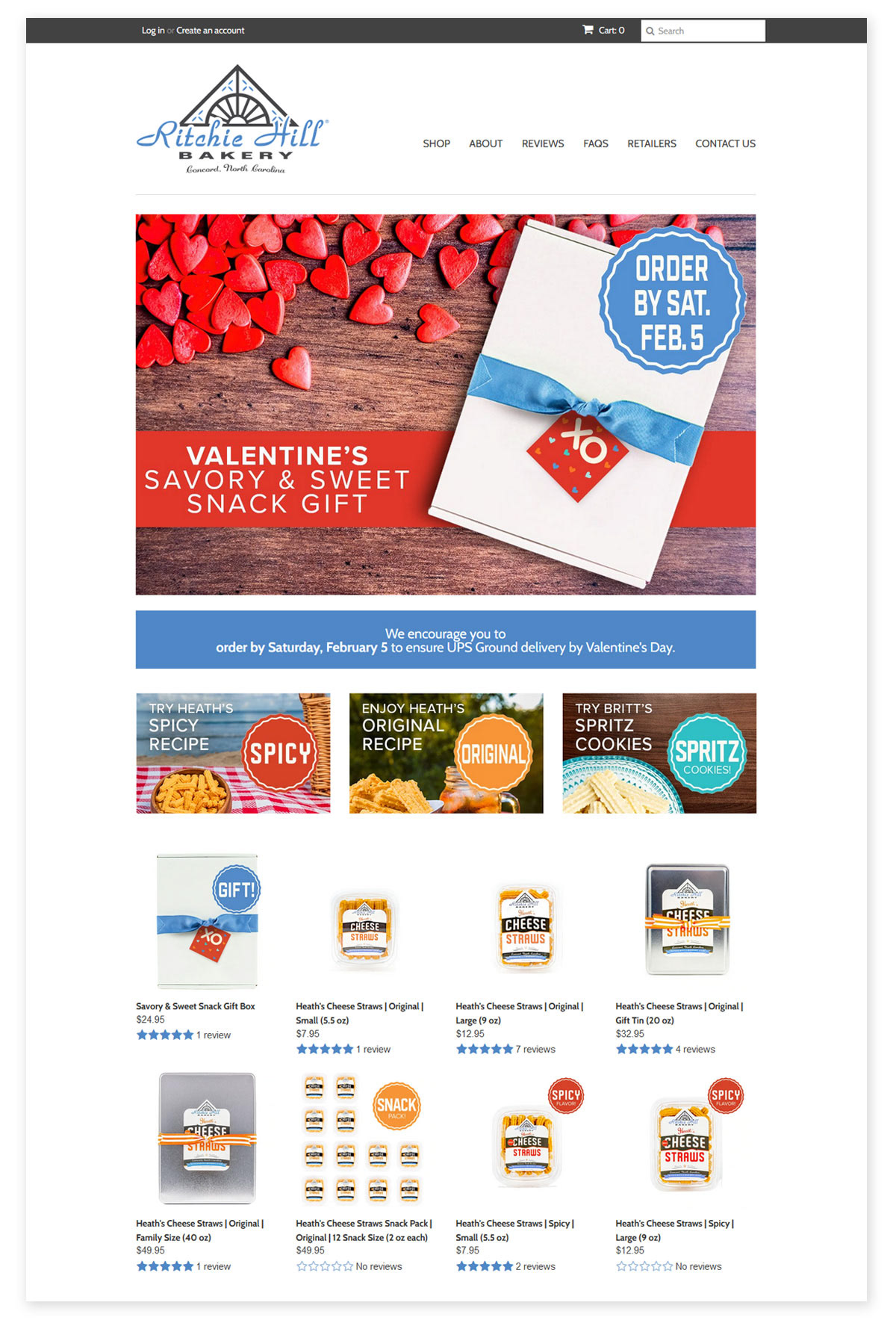 get creative kansas city website design shopify ritchie hill bakery ecommerce website