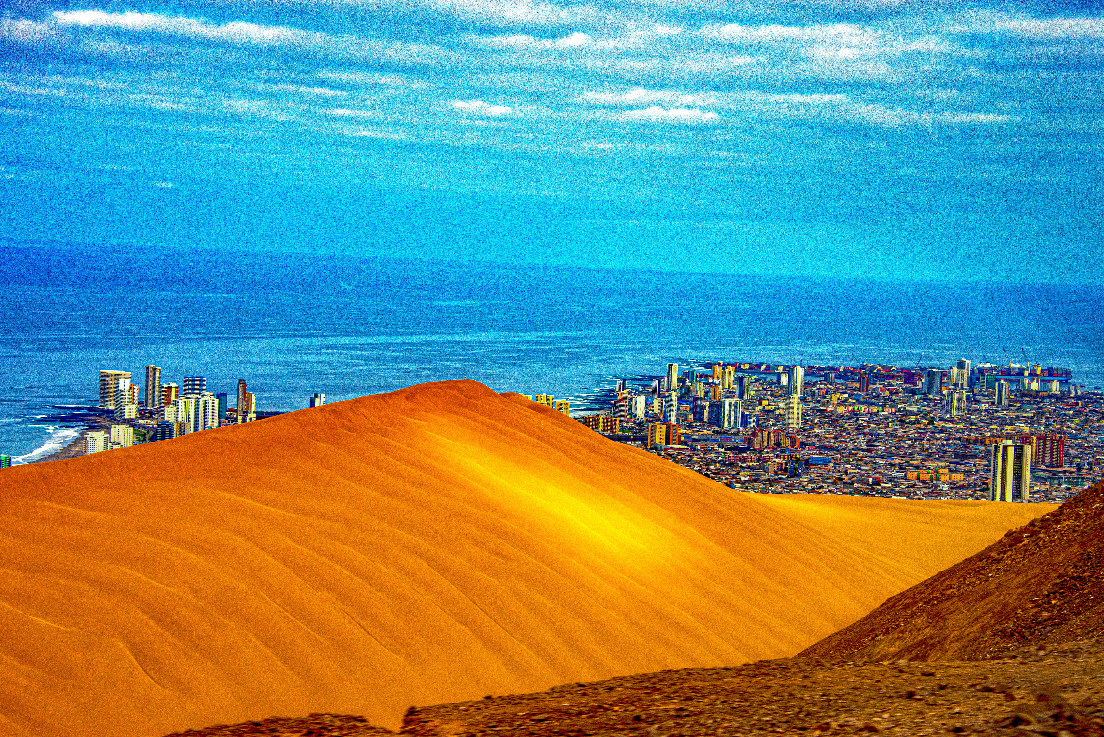 Dragon Hill Above Iquique, Chile. ©2019, Corey Sandler