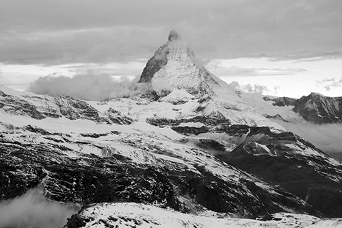 Gornergrat Mountain in early morning, Switzerland; UA-92916515-1