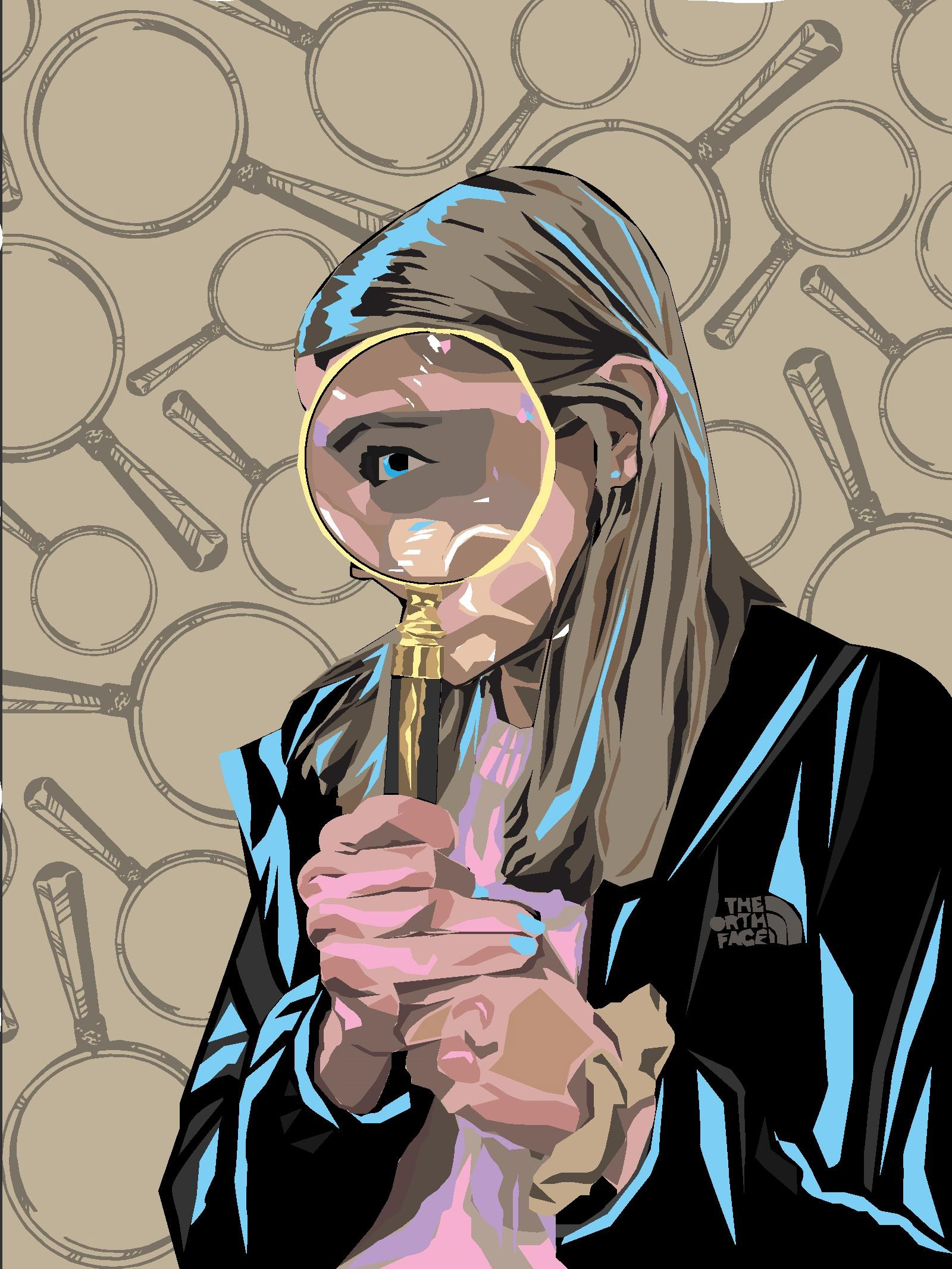 Margaret Eibler, Private Matters, Digital Art, Kenston High School, Educator: Todd Malkus, Grade 12,  Honorable Mention