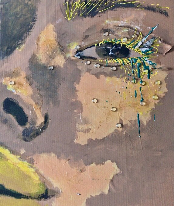 Ashley Morris, Construct Complexion, Mixed Media, Beaumont School, Educator: Kristen LoPresti, Grade 12,  Honorable Mention