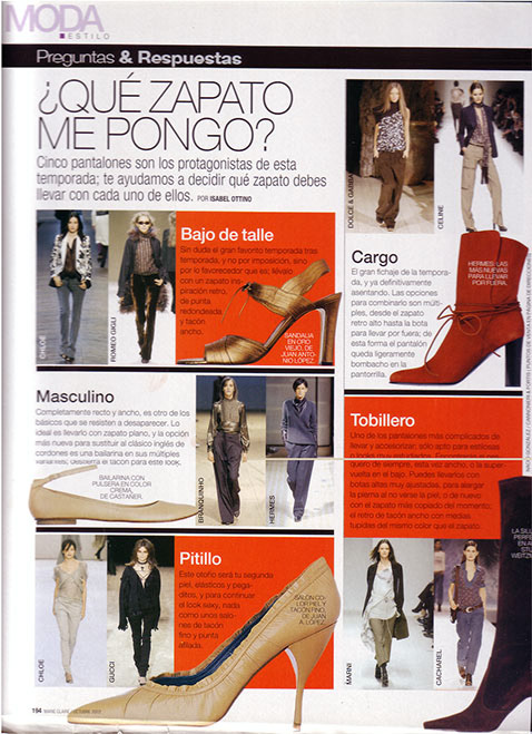 MARIE CLAIRE, OCTOBER 2002