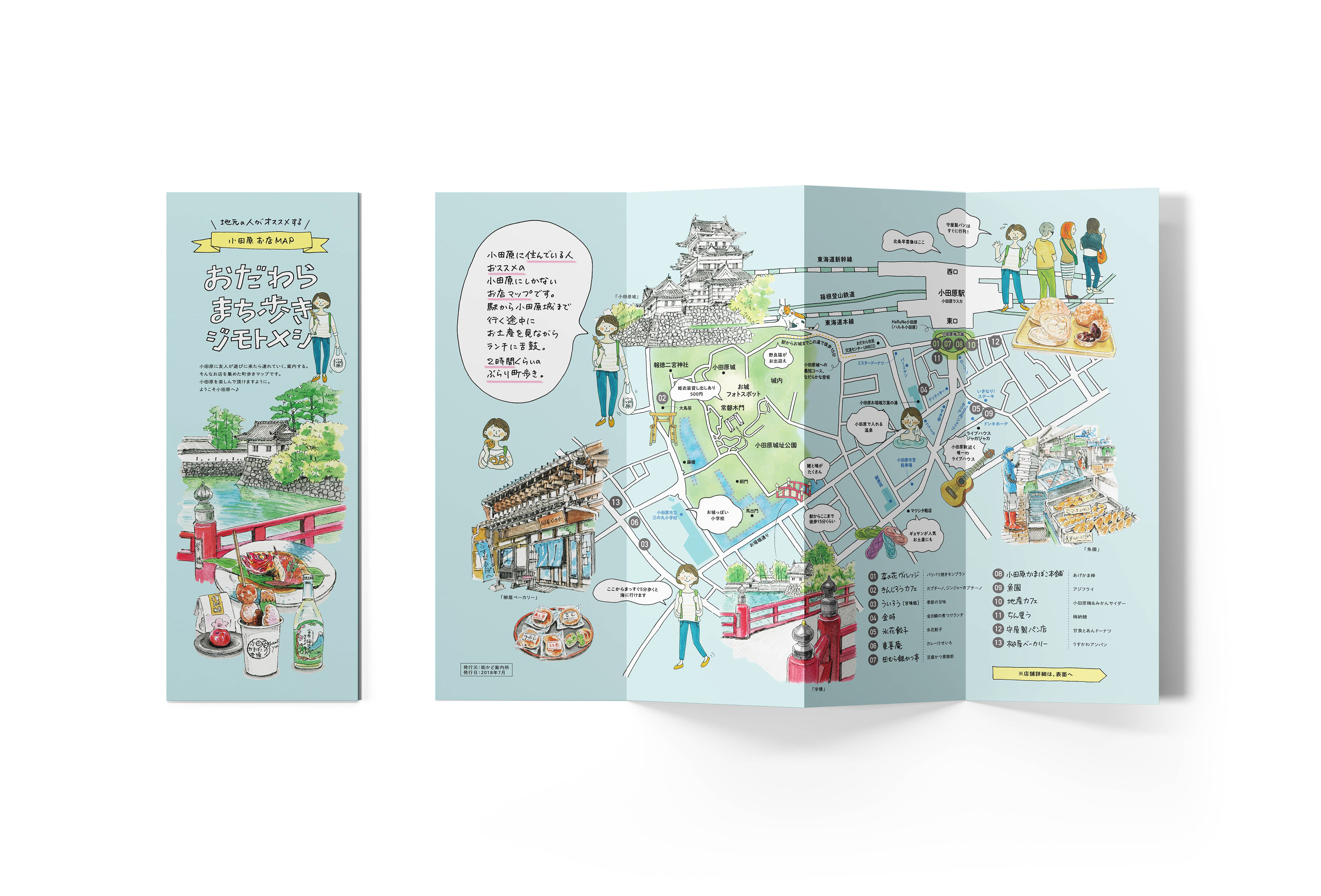 Takada Chika Potoreto Design 小田原ジモトメシmap