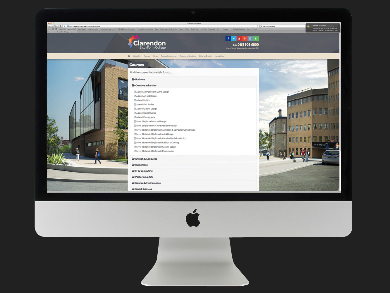 Web Design 6th Form College Manchester
