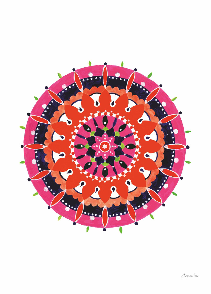 MANDALA - OPTYMIZM - plakat