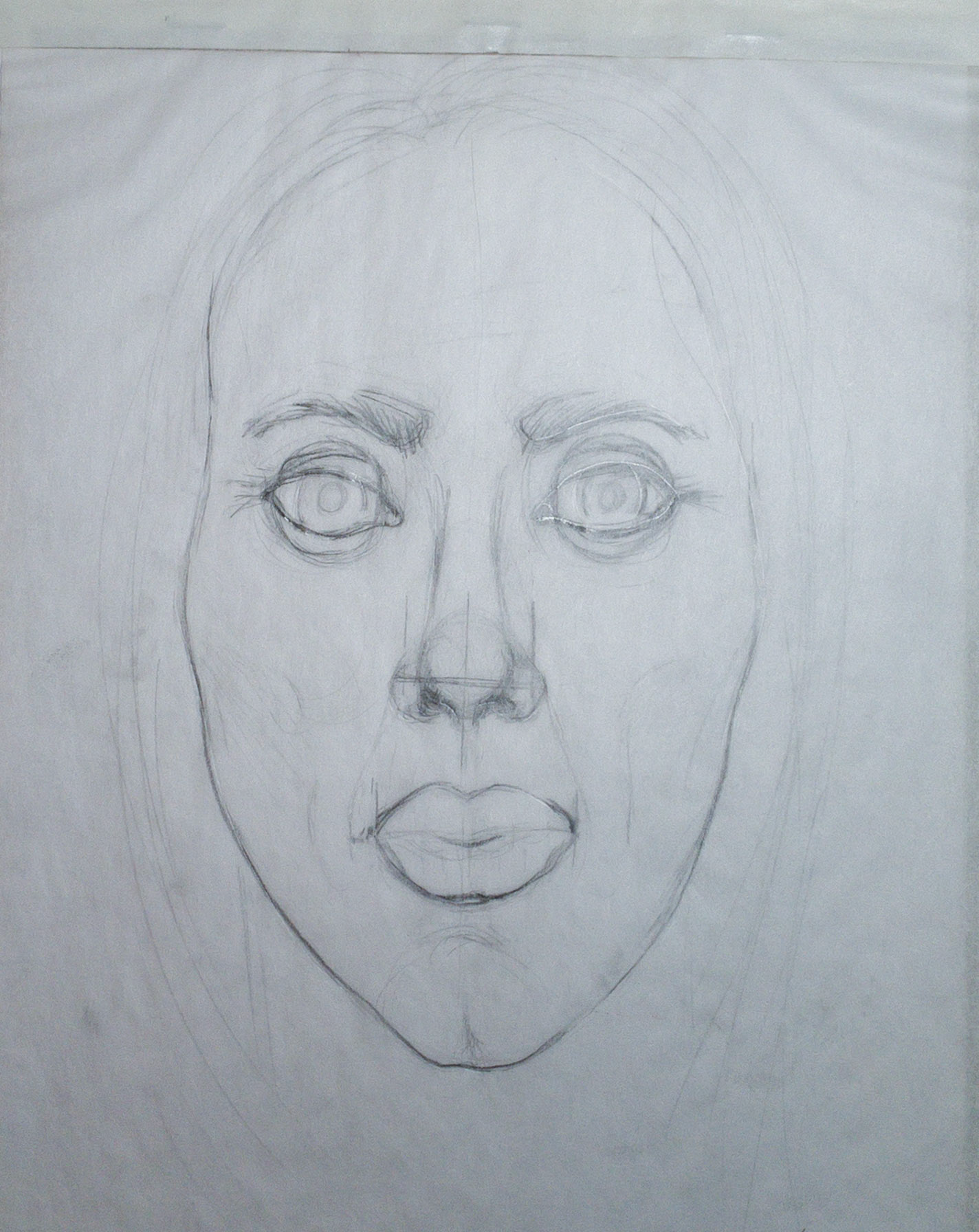 Facial features placed using clues from the skull