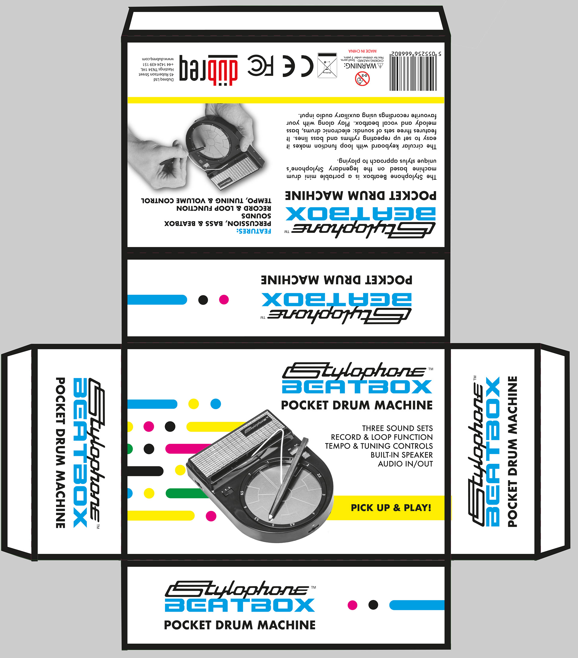 Stylophone Beat Box - Final box design
