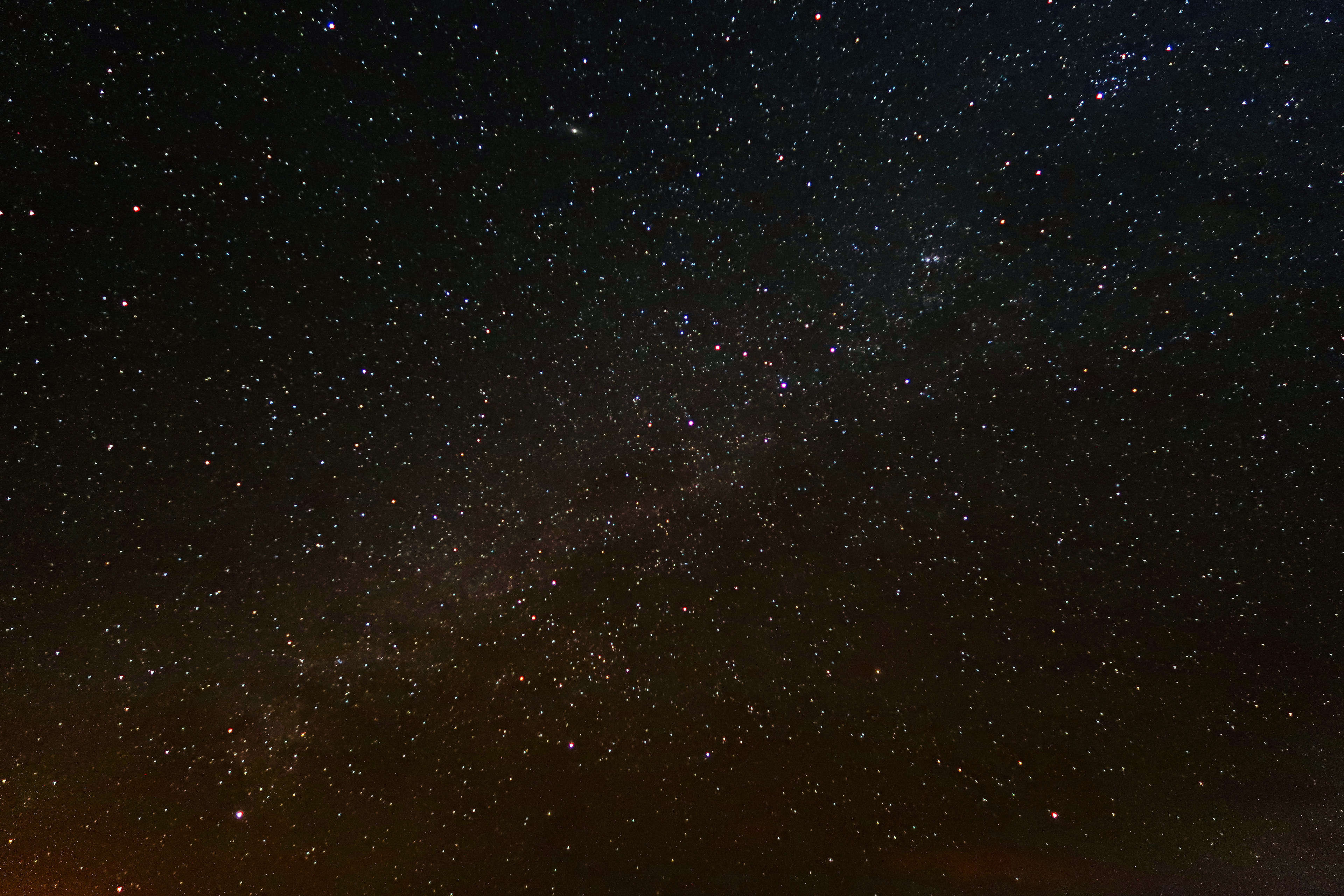 NIGHT SKY, NACPAN BEACH, EL NIDO, PALAWAN, PHILIPPINES