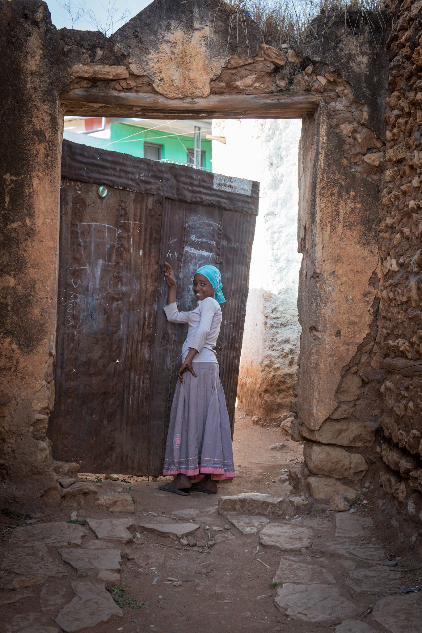 Girl at the Gate - Harar, Ethiopia