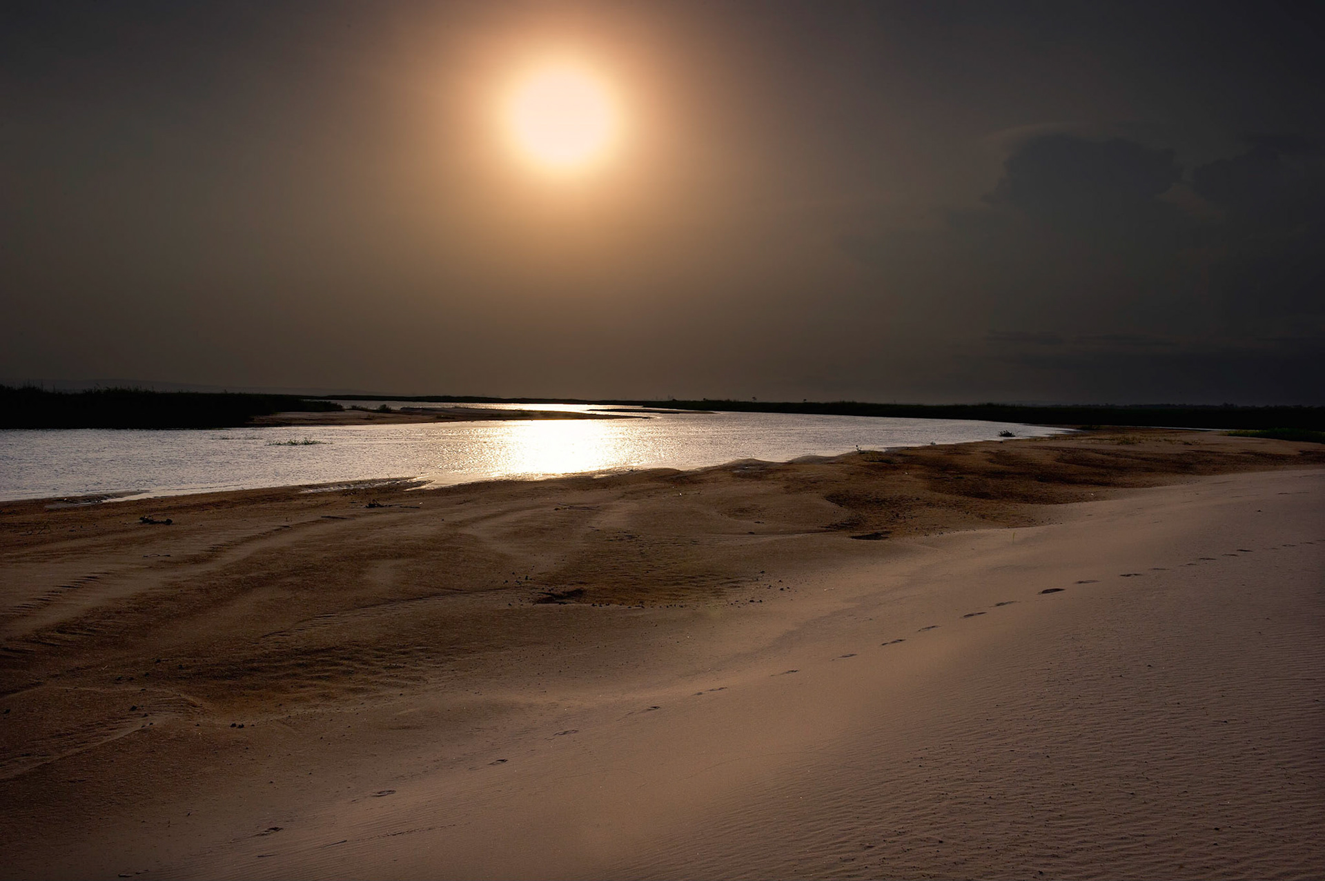 Sunset Congo River - Kinshasa, Democratic Republic of Congo