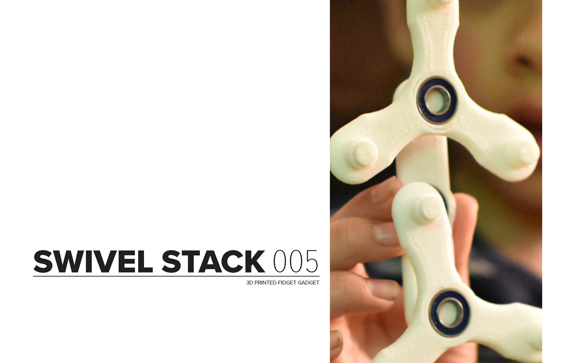 Reggie Joseph Libed Swivel Stack Children's toy (3D & UX Design)