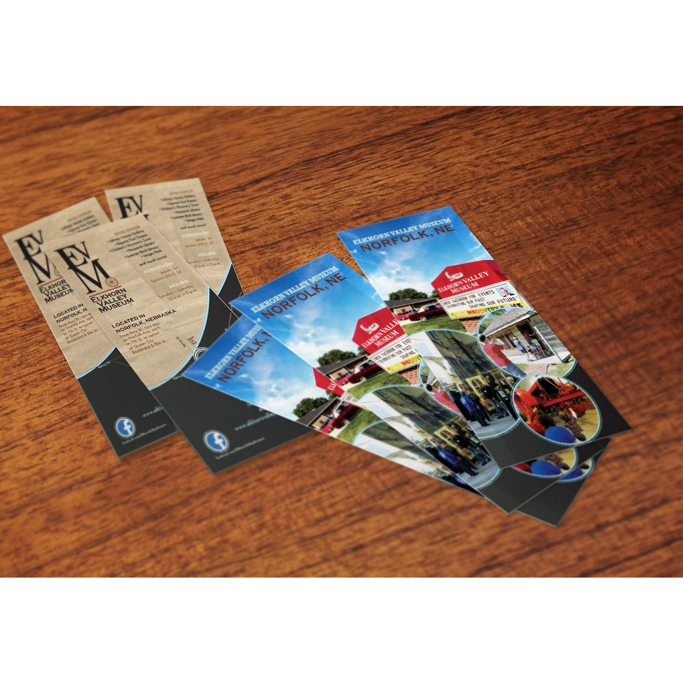 Rack cards for Elkhorn Valley Museum