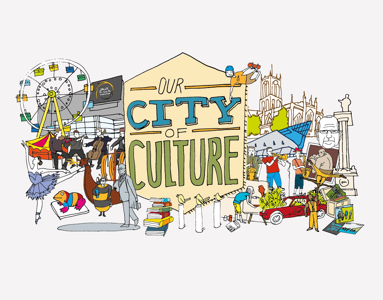Cultural events illustration