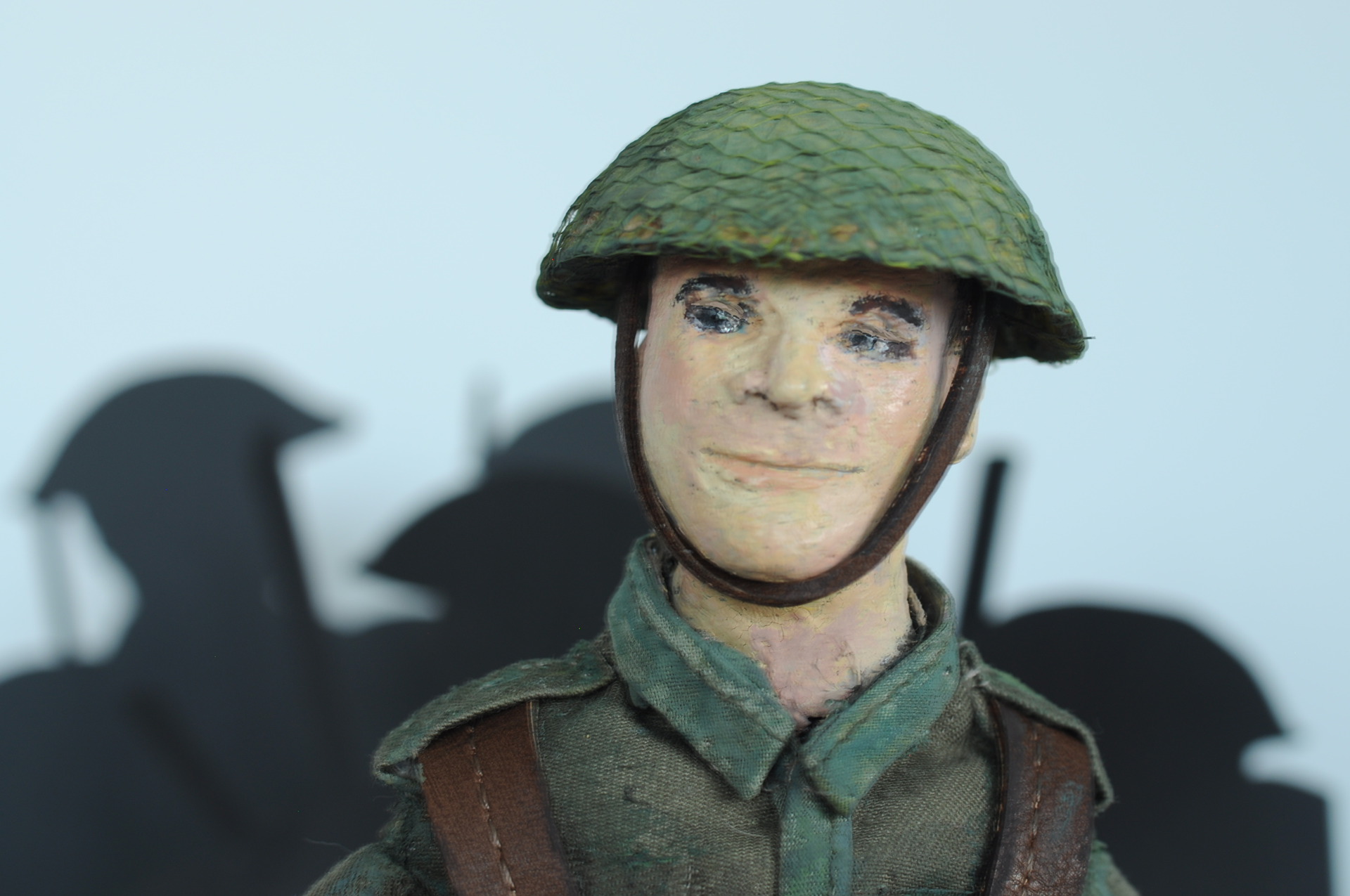 The Hero pauses before entering the fray of D-Day