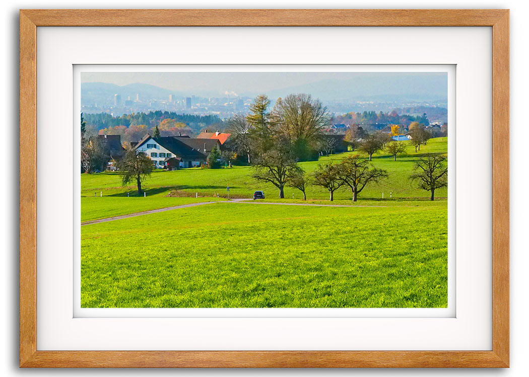 Blickrichtung Glatttal - Dübendorf - Wallisellen