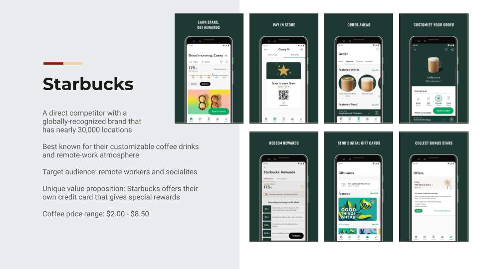 Competitive Audit - Starbucks