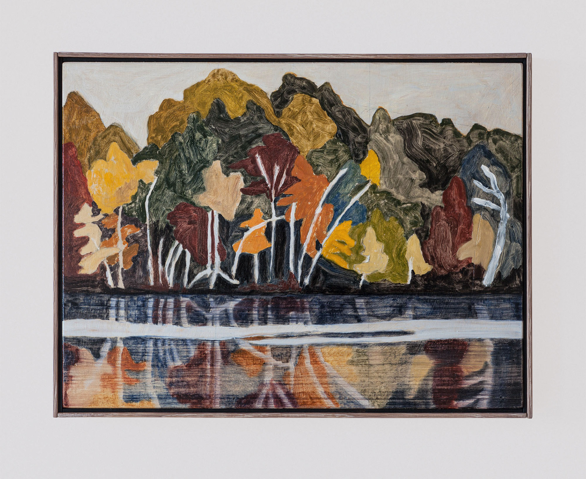 Lawry's Lake, 2020, Oil on panel, 12 x 16 in