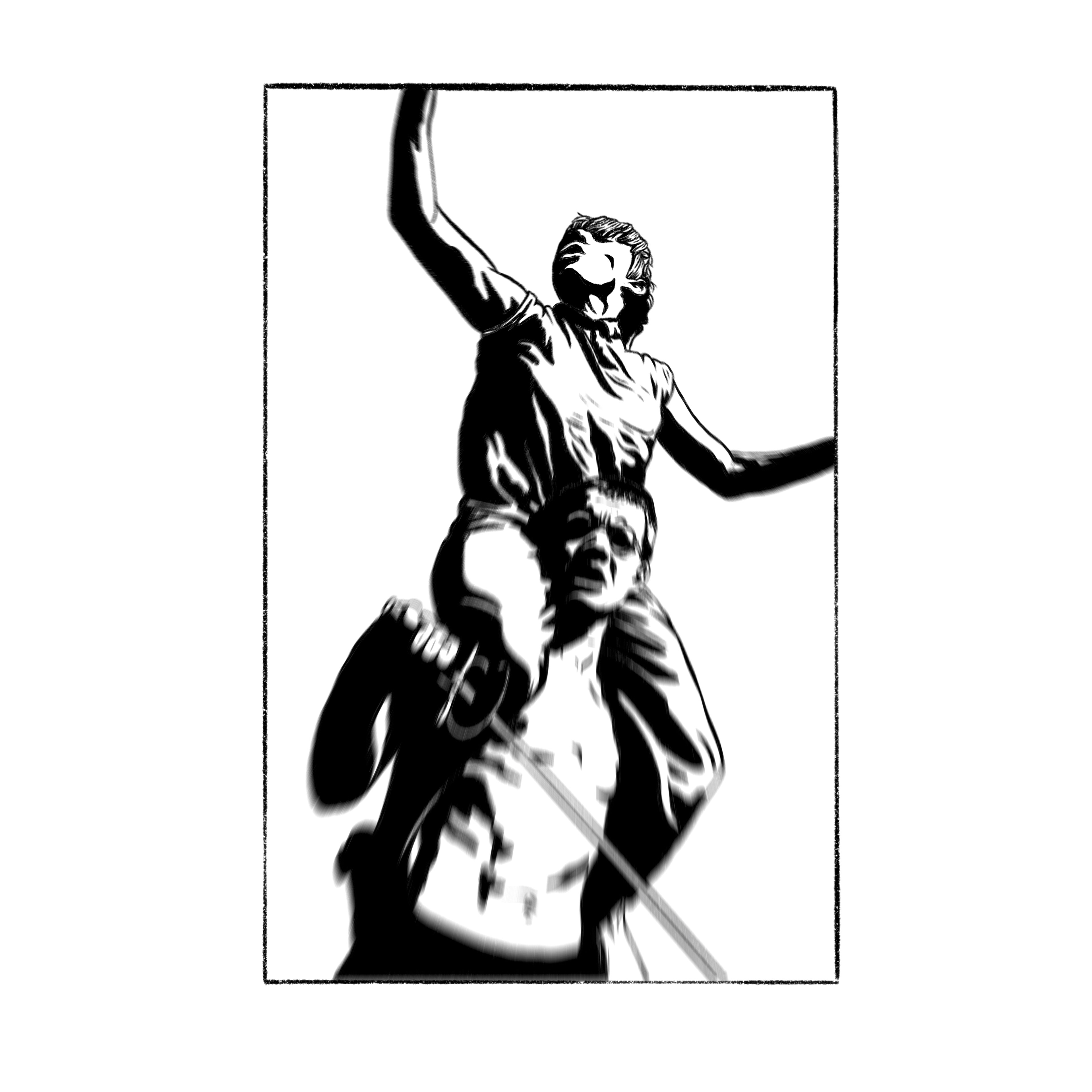 Karla Grosch from a photo taken by T. Lux Feininger