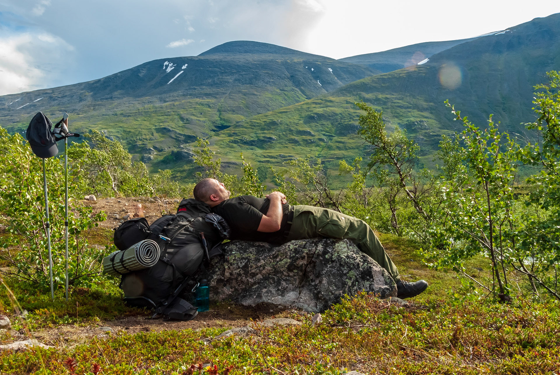 Självporträtt, Dag Hammarsköldleden, Kungsleden