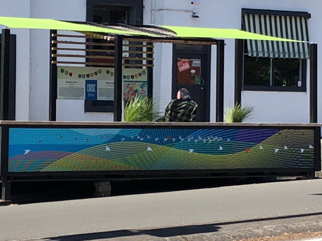 The art work installed in Healsville