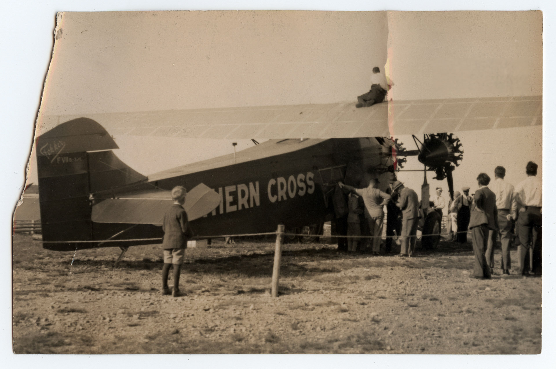 Sir Kingsford Smith's aircraft "Southern Cross" - 1930 - Before