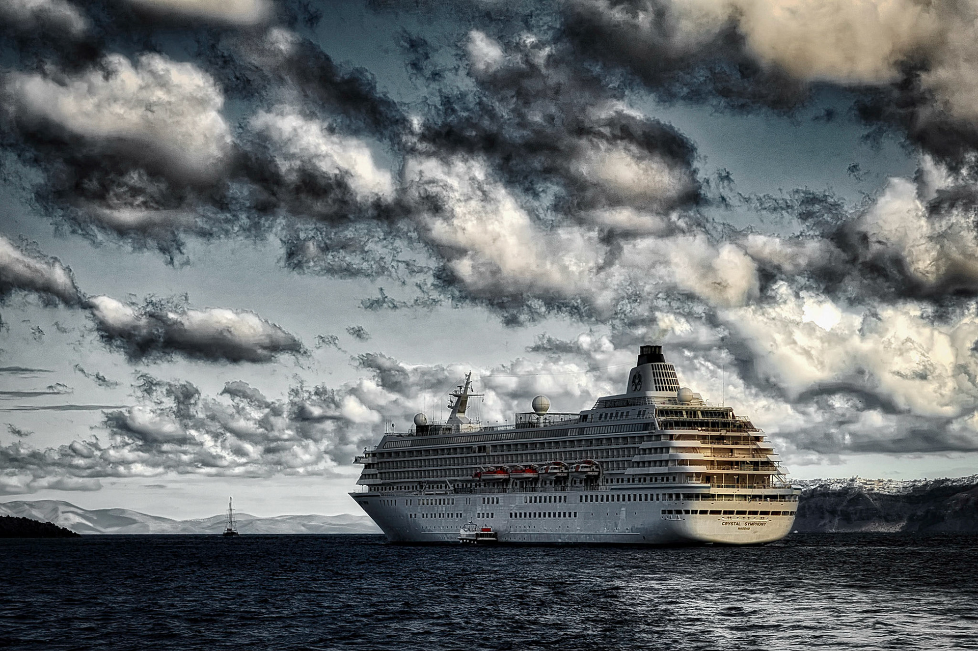 On the way To Oia, Santoriini, Greece