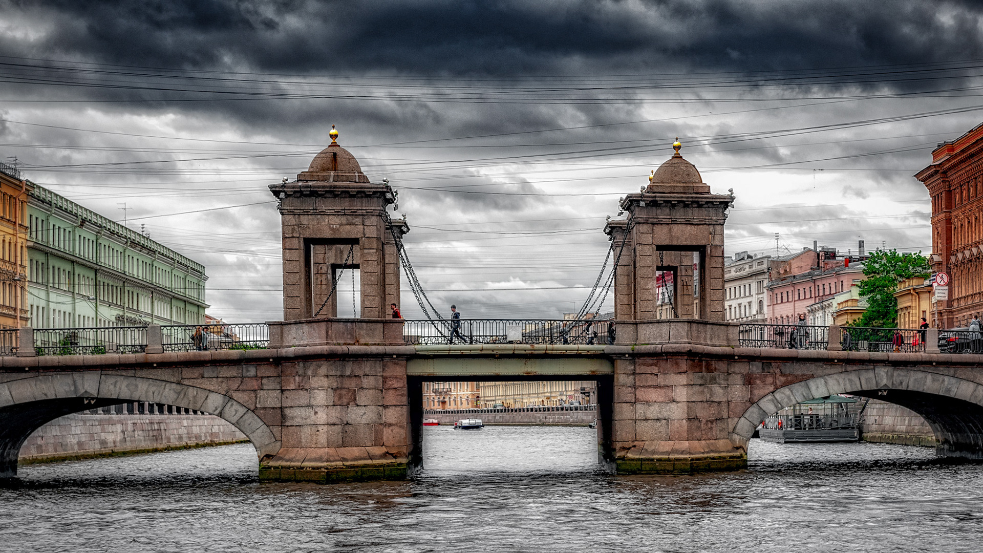 Lomonosov Bridge, St. Petersburg, Russia