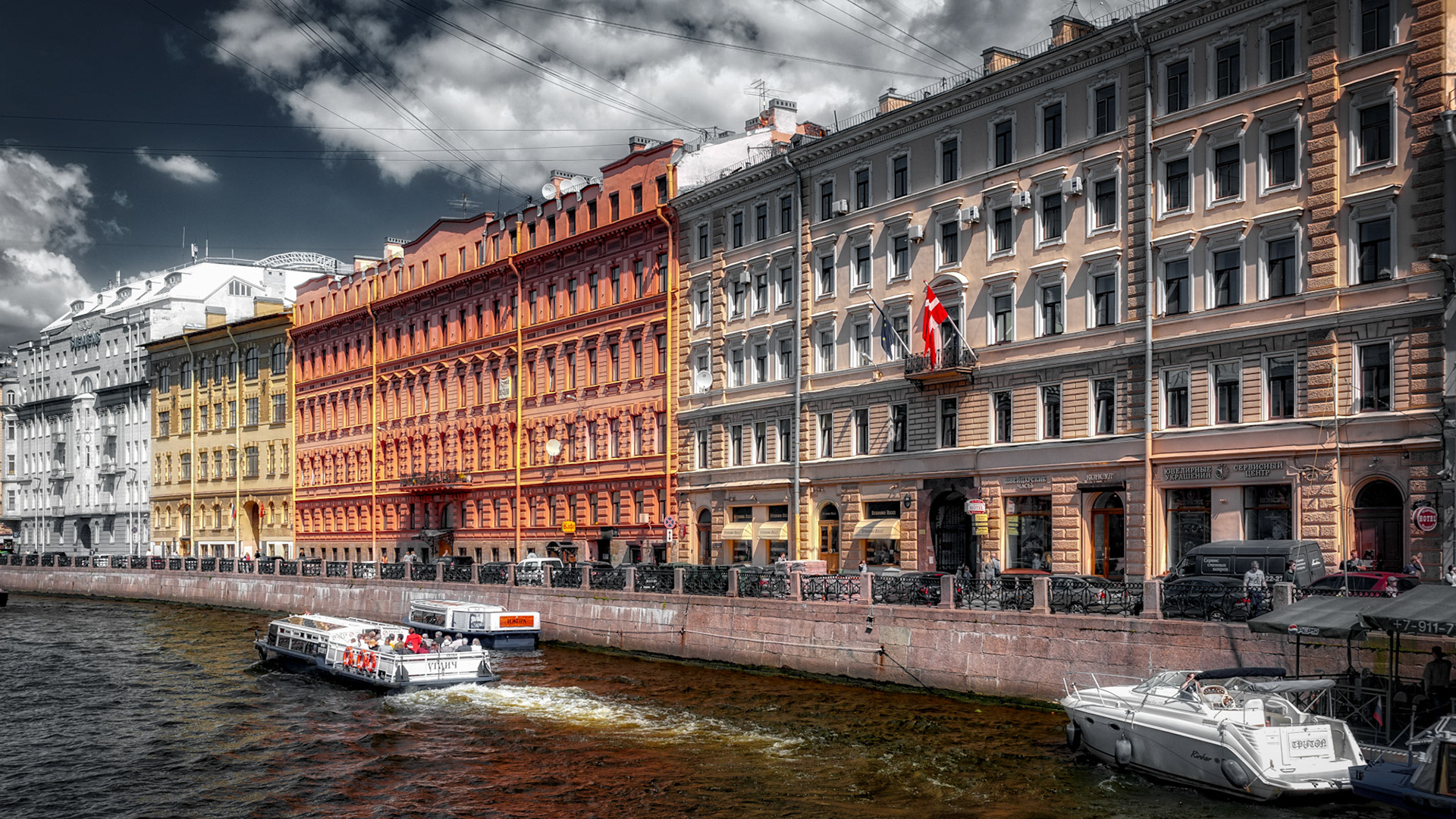 Moyka River, St. Petersburg, Russia