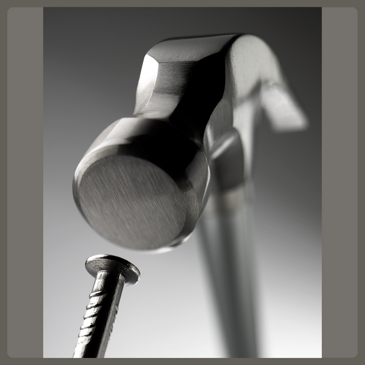 Hammer & Nail conceptual image, Pete Gardner, Photographer, Studio, Still Life, London, UK, © Copyright Pete Gardner