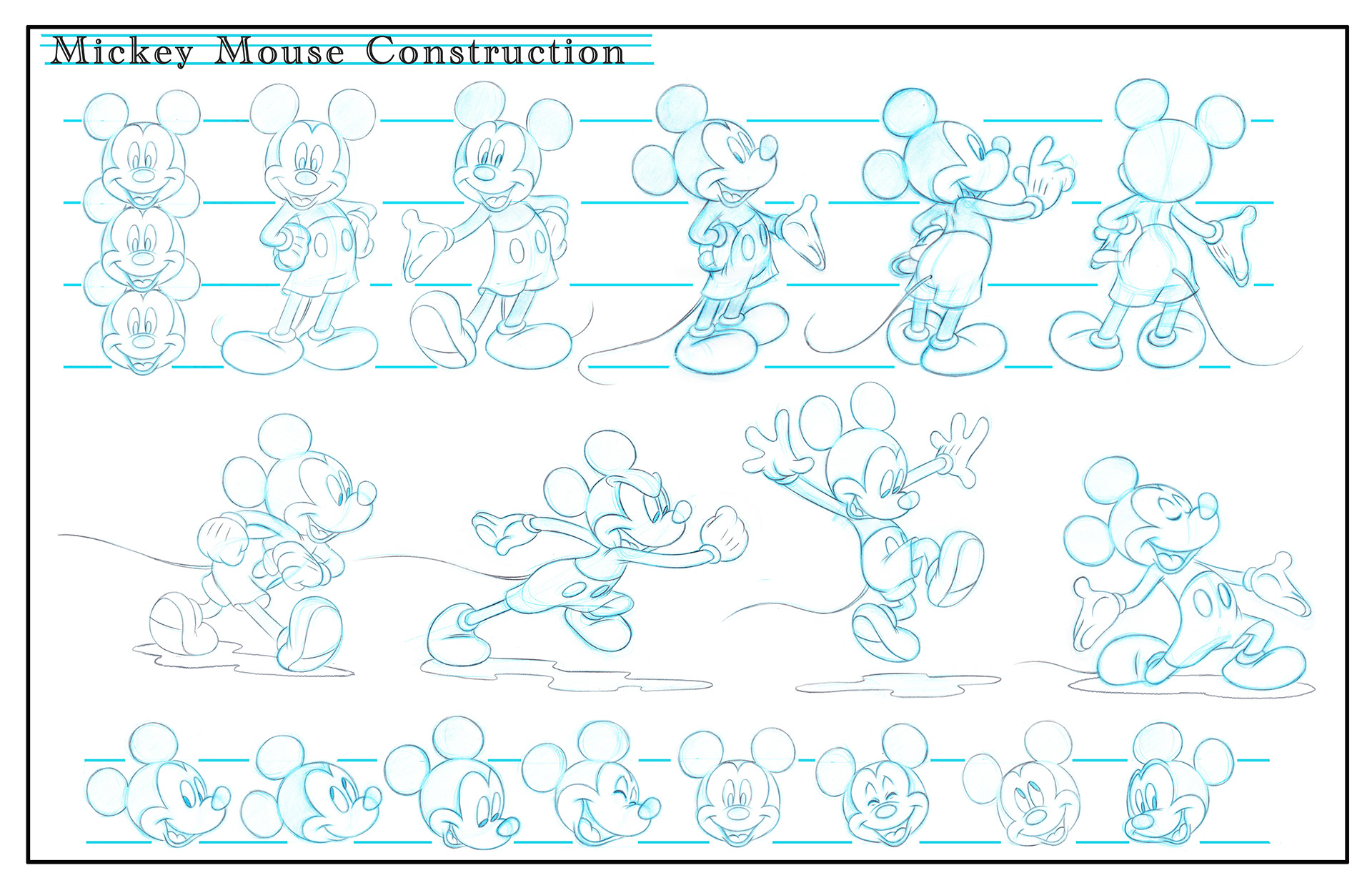 Minnie Mouse Model Sheet