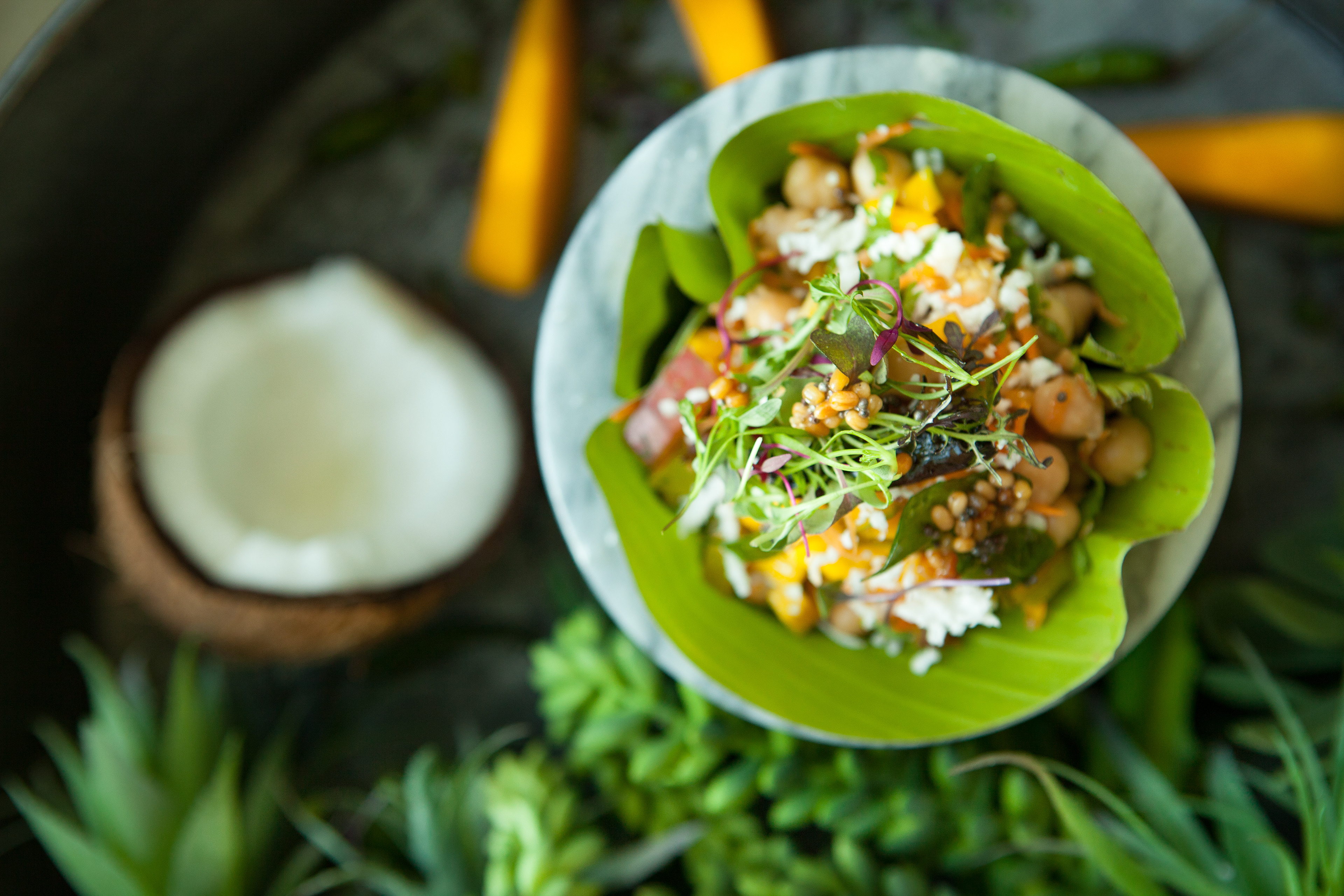 Mango Salad Food Styling