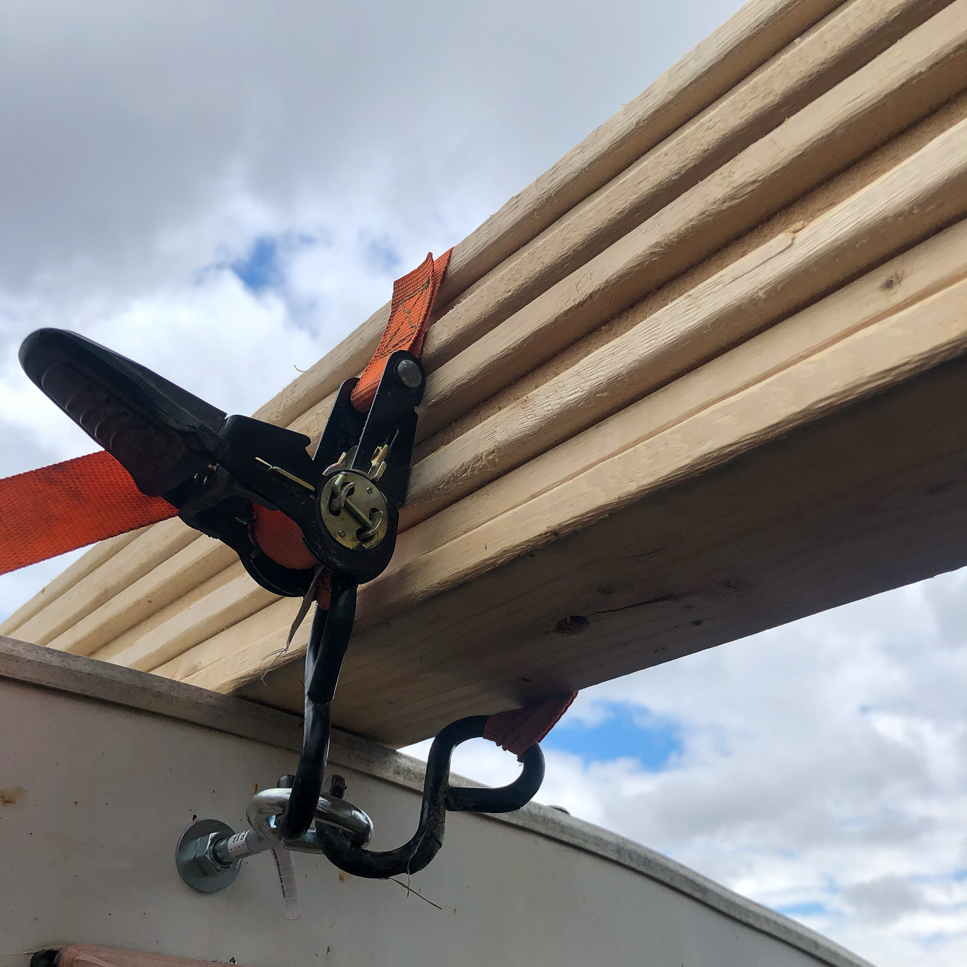 Adding hardware to the trailer