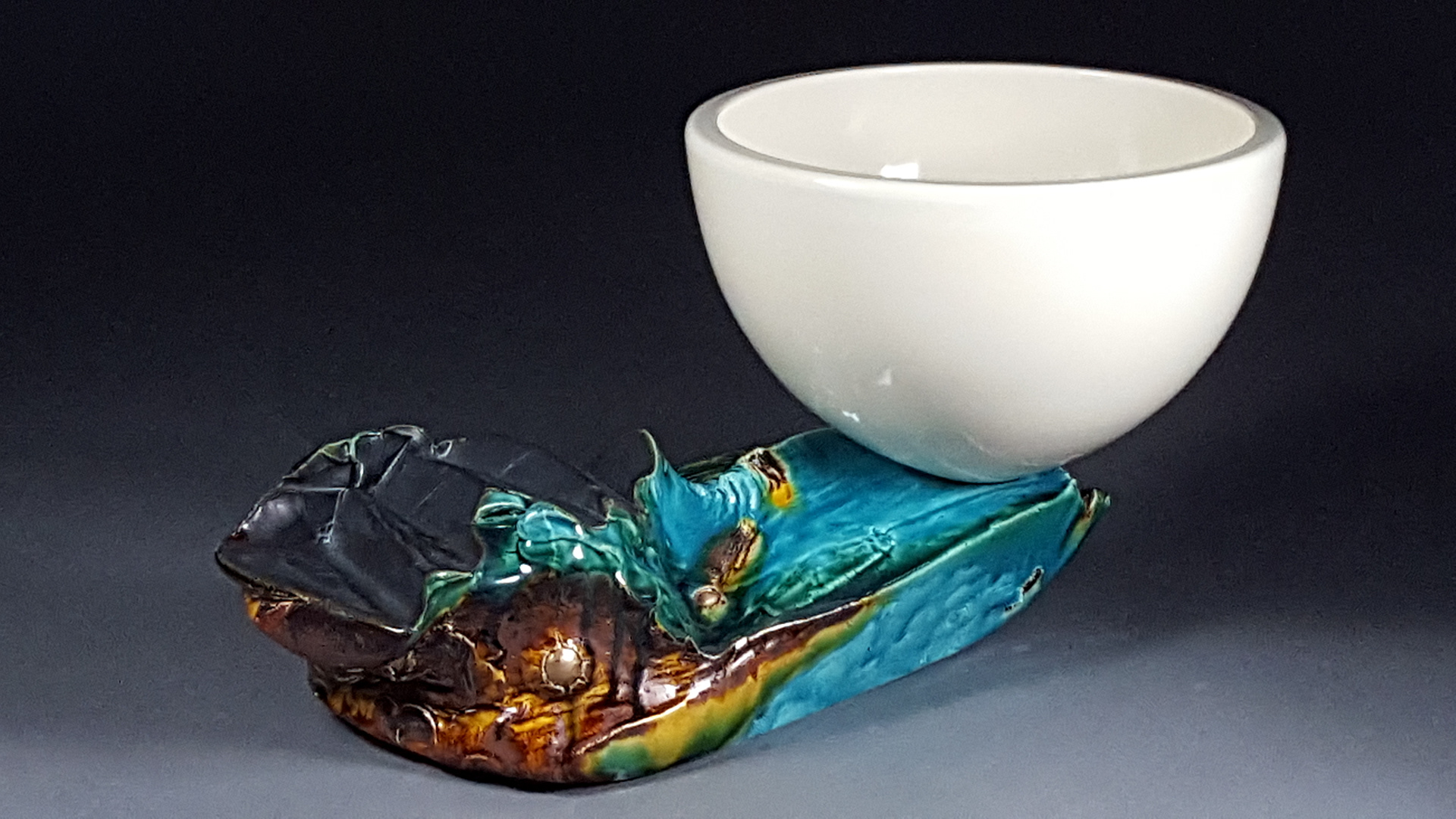 Bruce VanOsdel "Precipice" 2020, Ceramic