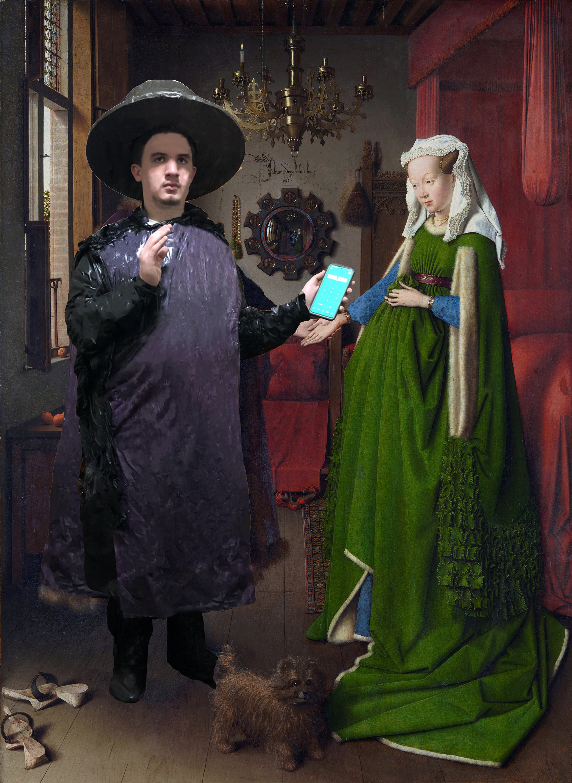 Bridget Busbee, "After van Eyck" 2021, Digital photograph