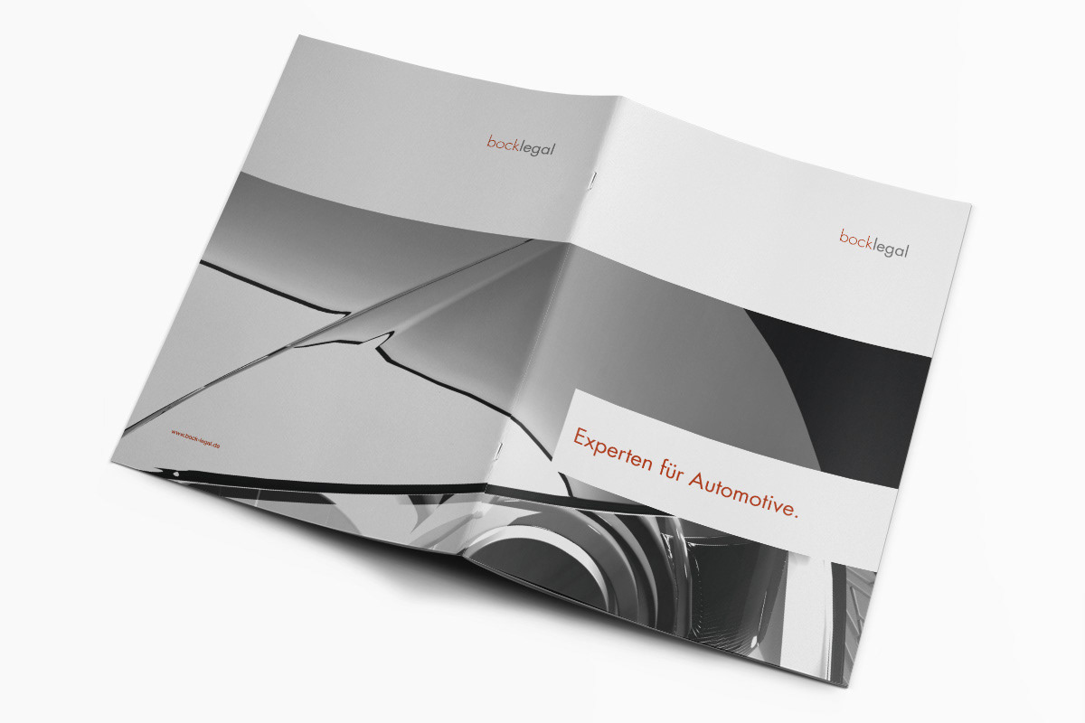 Beispiel für Corporate Design Imagebroschüre