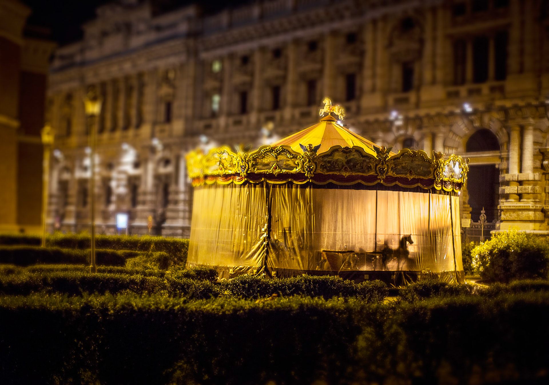 Judith Pishnery - Night in the Park, Rome --- 2013, Archival Pigment Print, 1/10, 11x14" Print/Paper, $250, 16x20" Framed, $375