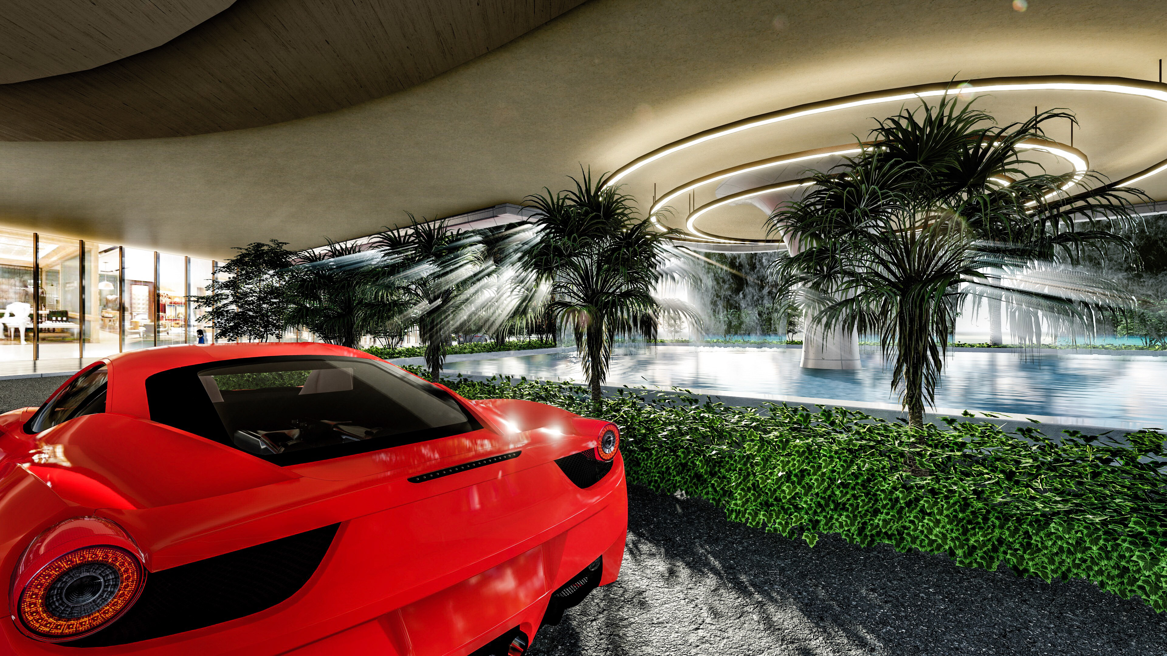 Lobby Drop-off Area