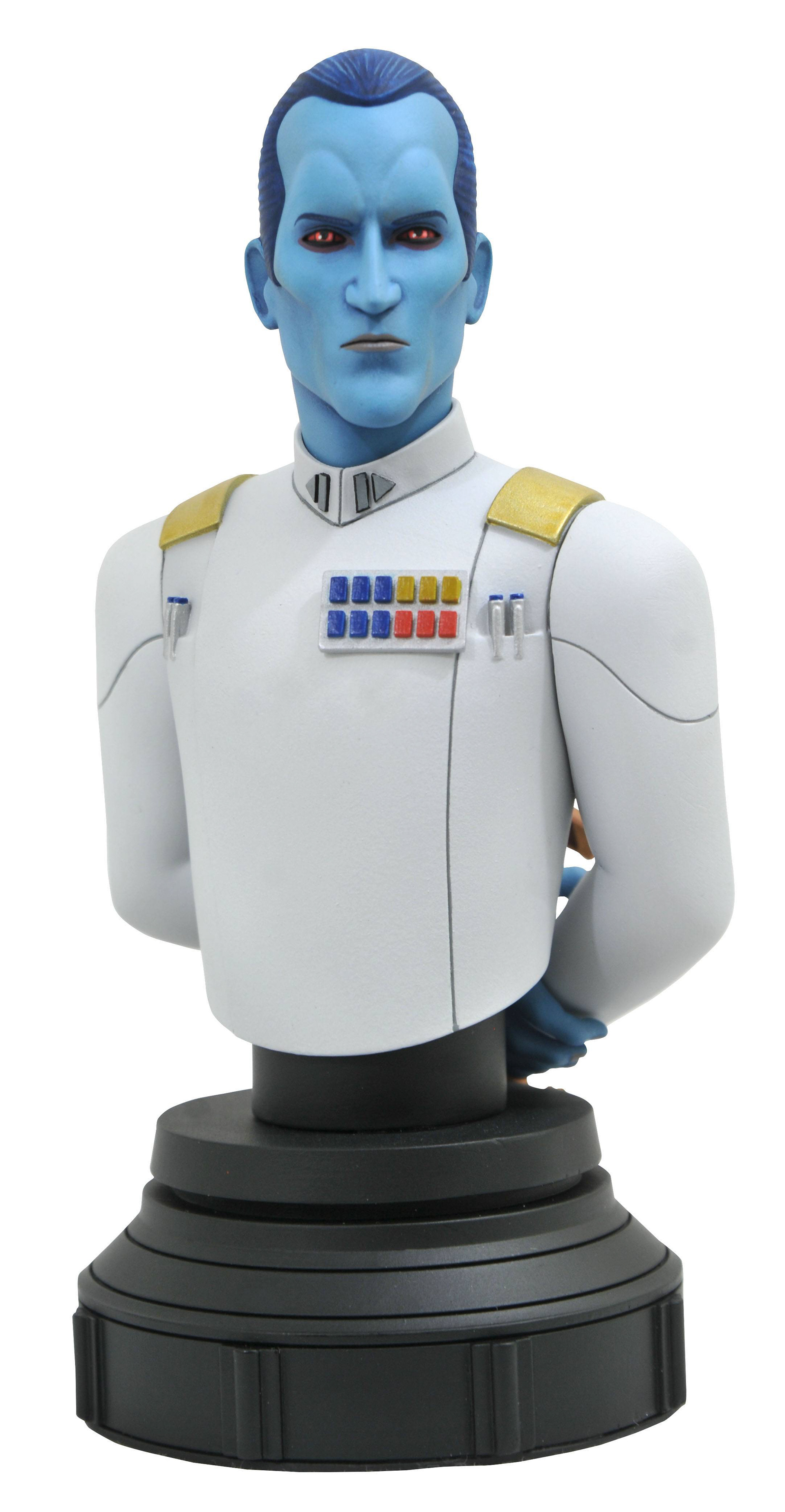 Star Wars Rebels Animated Grand Admiral Thrawn Bust - Design, Sculpt Direction.