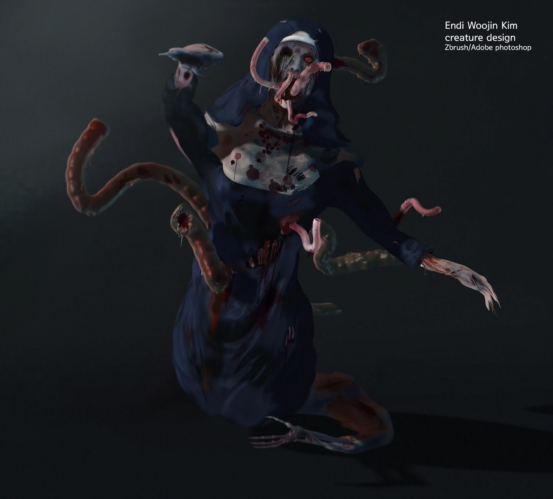 Creature design with Zbrush