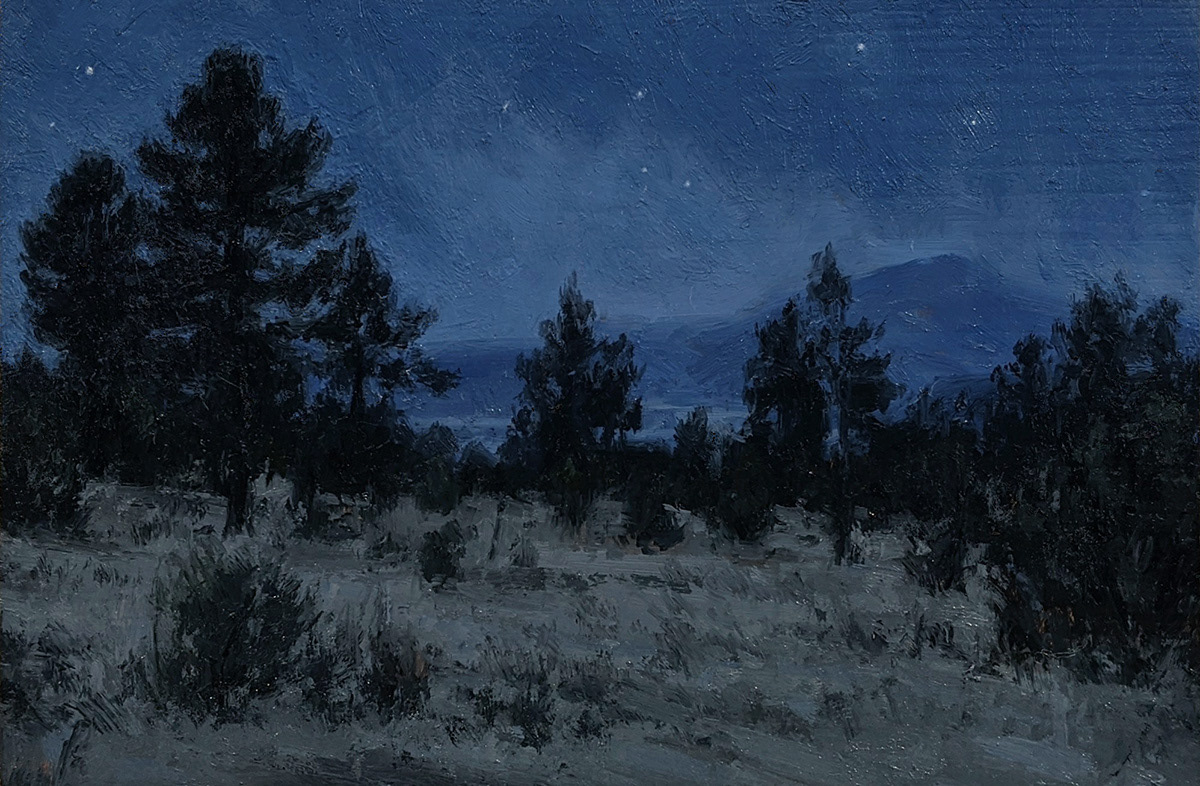 Night, 4x6 in.