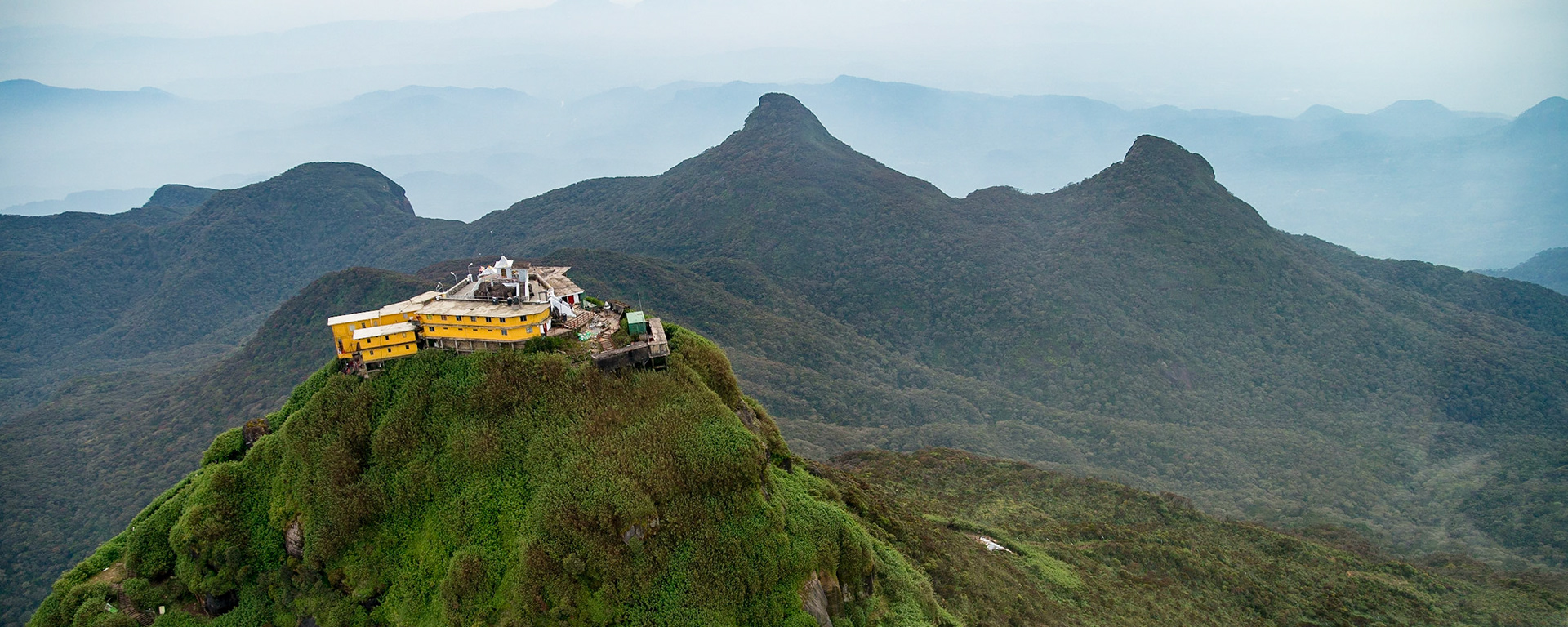 Sri Lanka, Adams Peak from the air